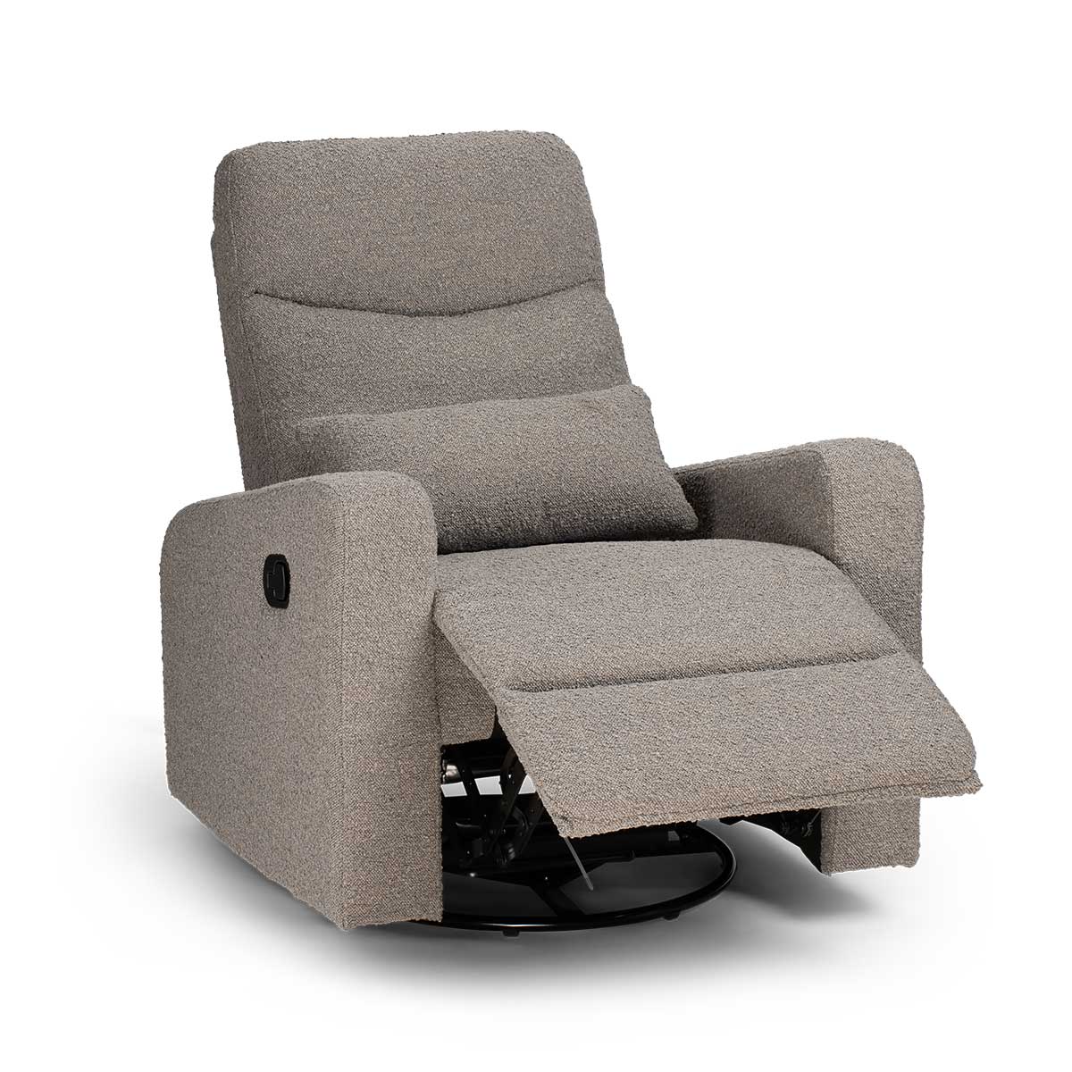 COCOON PLUSH Recliner Glider Chair - Boucle Dove Grey
