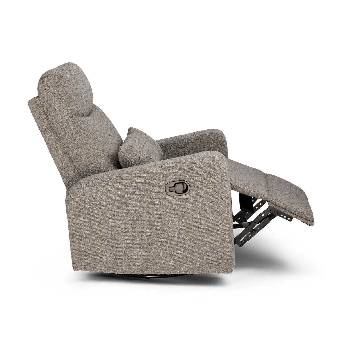 COCOON PLUSH Recliner Glider Chair - Boucle Dove Grey
