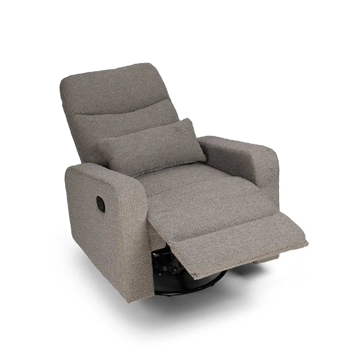 COCOON PLUSH Recliner Glider Chair - Boucle Dove Grey