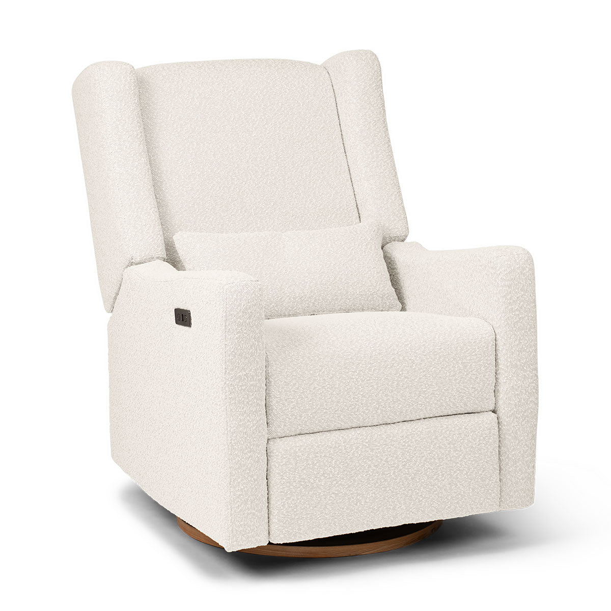 COCOON BONDI Electric Recliner Vanilla Boucle — lifestyle shot in beautifully styled nursery