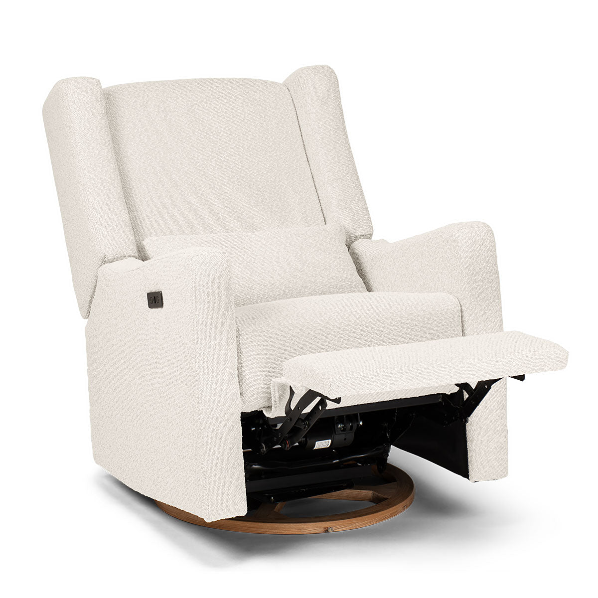 COCOON BONDI Vanilla Boucle — full chair front view showing 73cm width