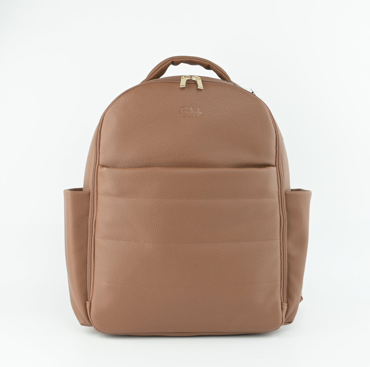Coco Mae Sienna vegan leather nappy backpack, Tan