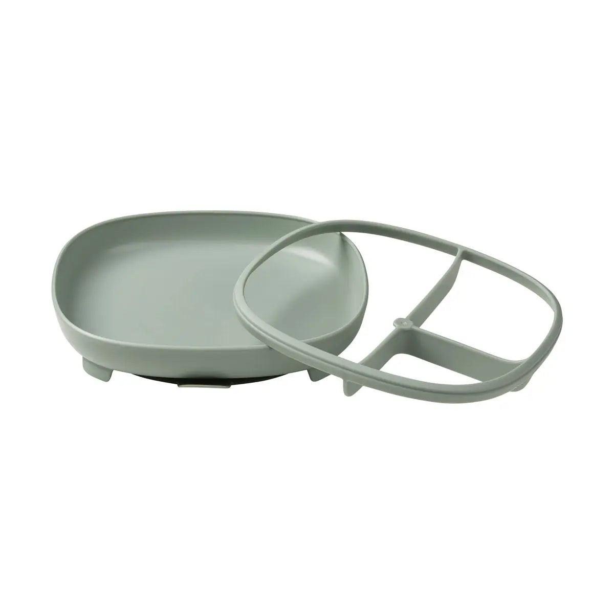 2 in 1 suction plate - sage