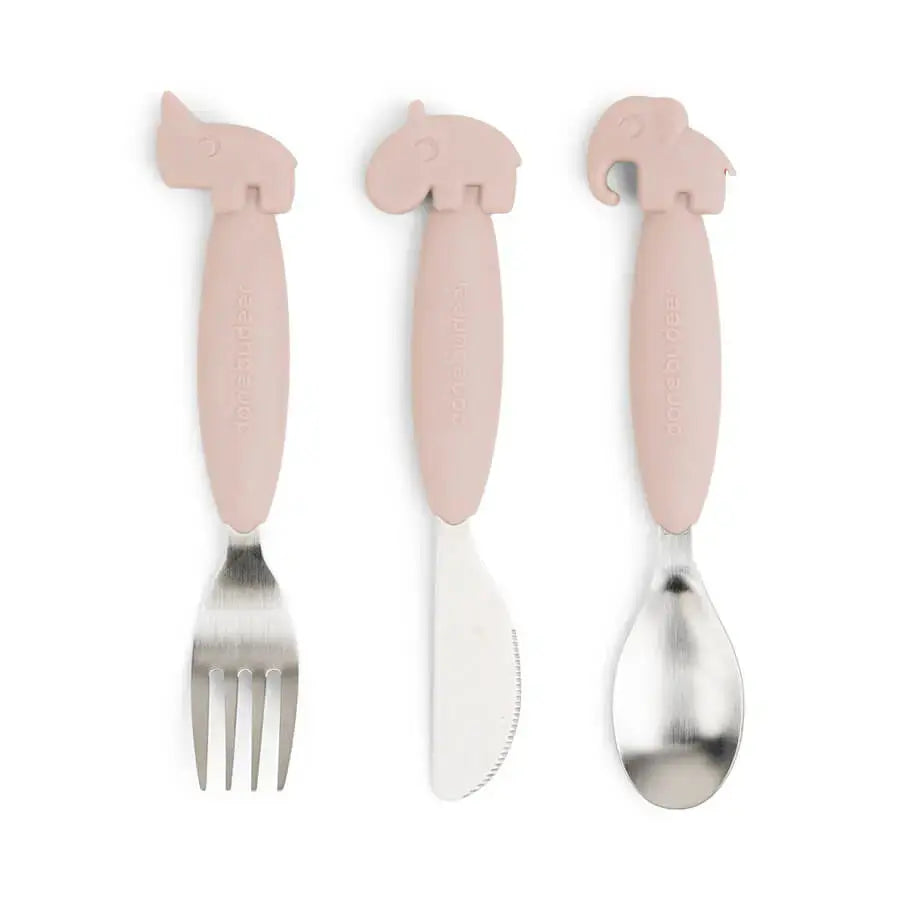 Done by Deer Easy-Grip Cutlery Set – Deer Friends