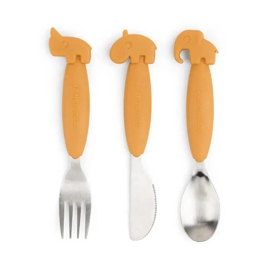 Done by Deer Easy-Grip Cutlery Set – Deer Friends