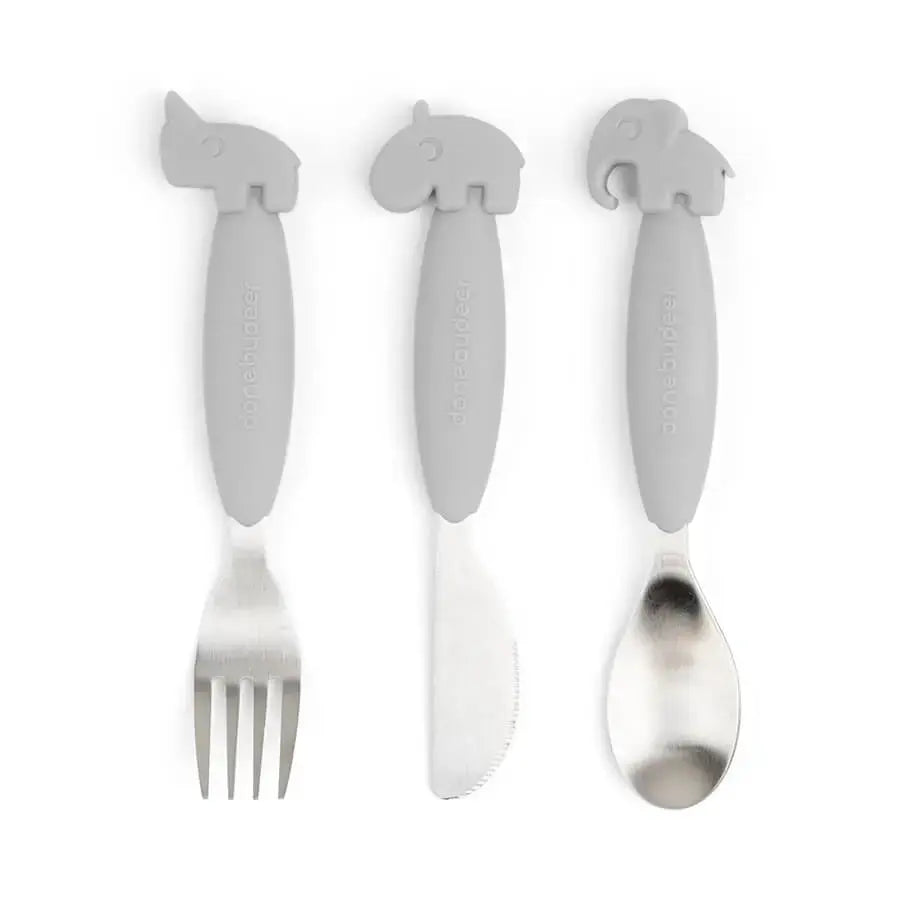 Done by Deer Easy-Grip Cutlery Set – Deer Friends