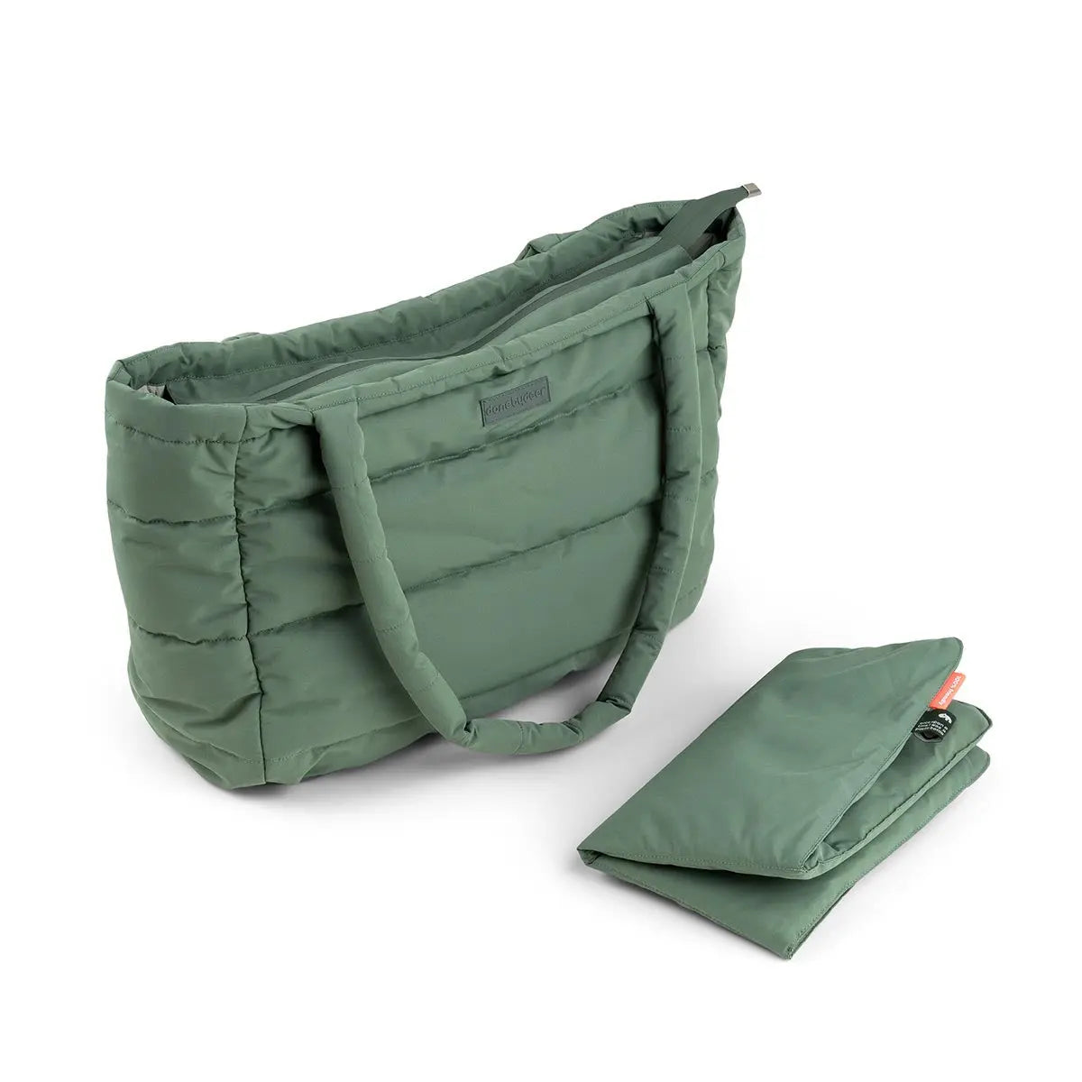 Done by Deer Qulited Changing Tote - Green