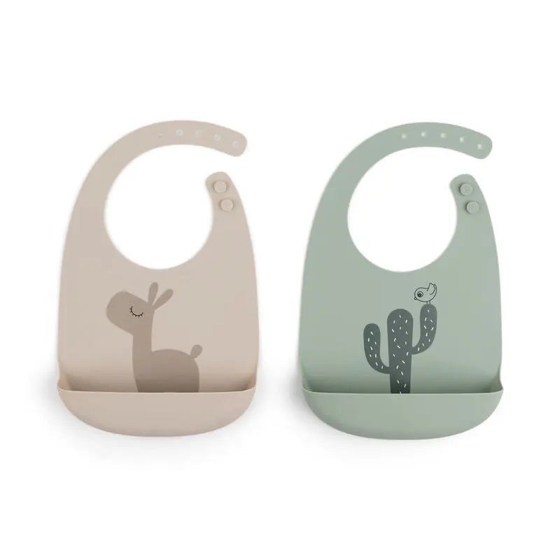 Done by Deer Silicone Bib – 2 Pack