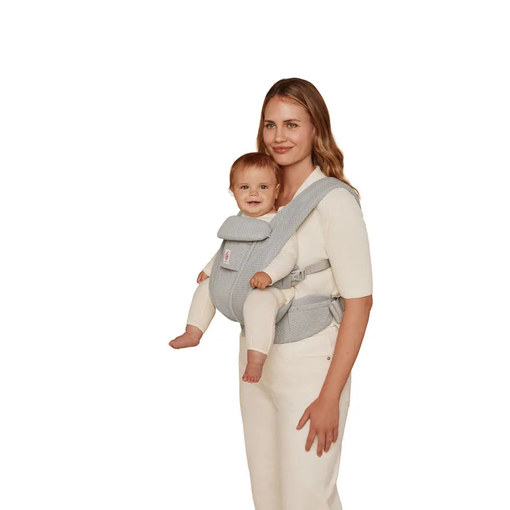 Ergobaby Omni Deluxe All-in-One Mesh Baby Carrier - Pearl Grey