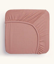 Organic Fitted Sheet Rose