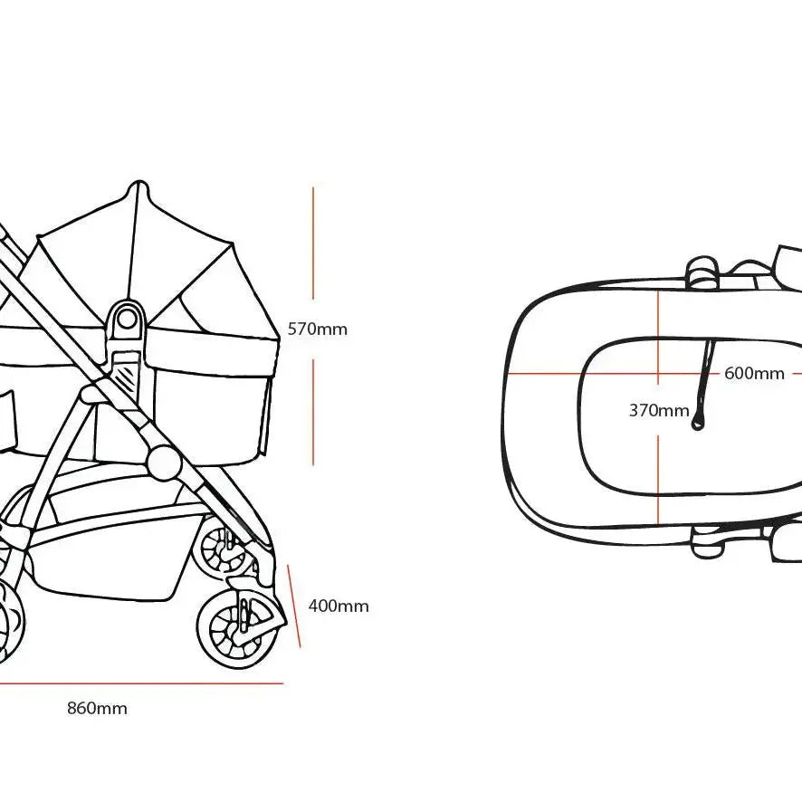 Formates Hauler Pet Stroller