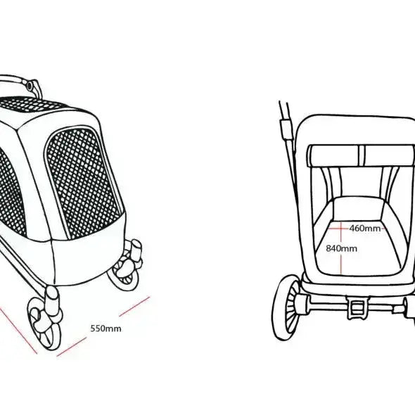Formates Limo Pet Stroller