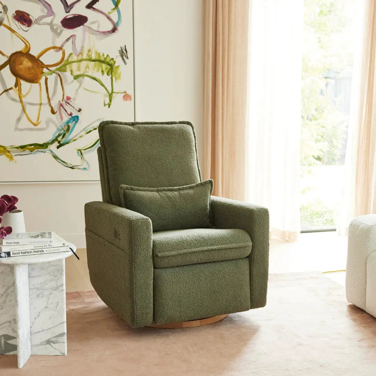 il Tutto Frankie Electric Recliner Glider Nursery Chair  