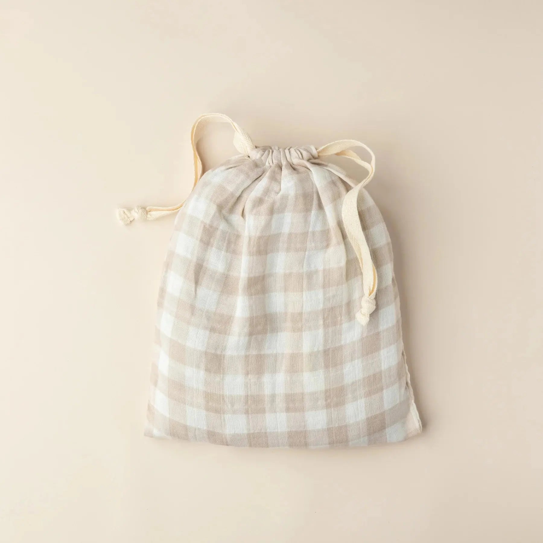 SNUG AS A BUB + CO Beige Gingham  