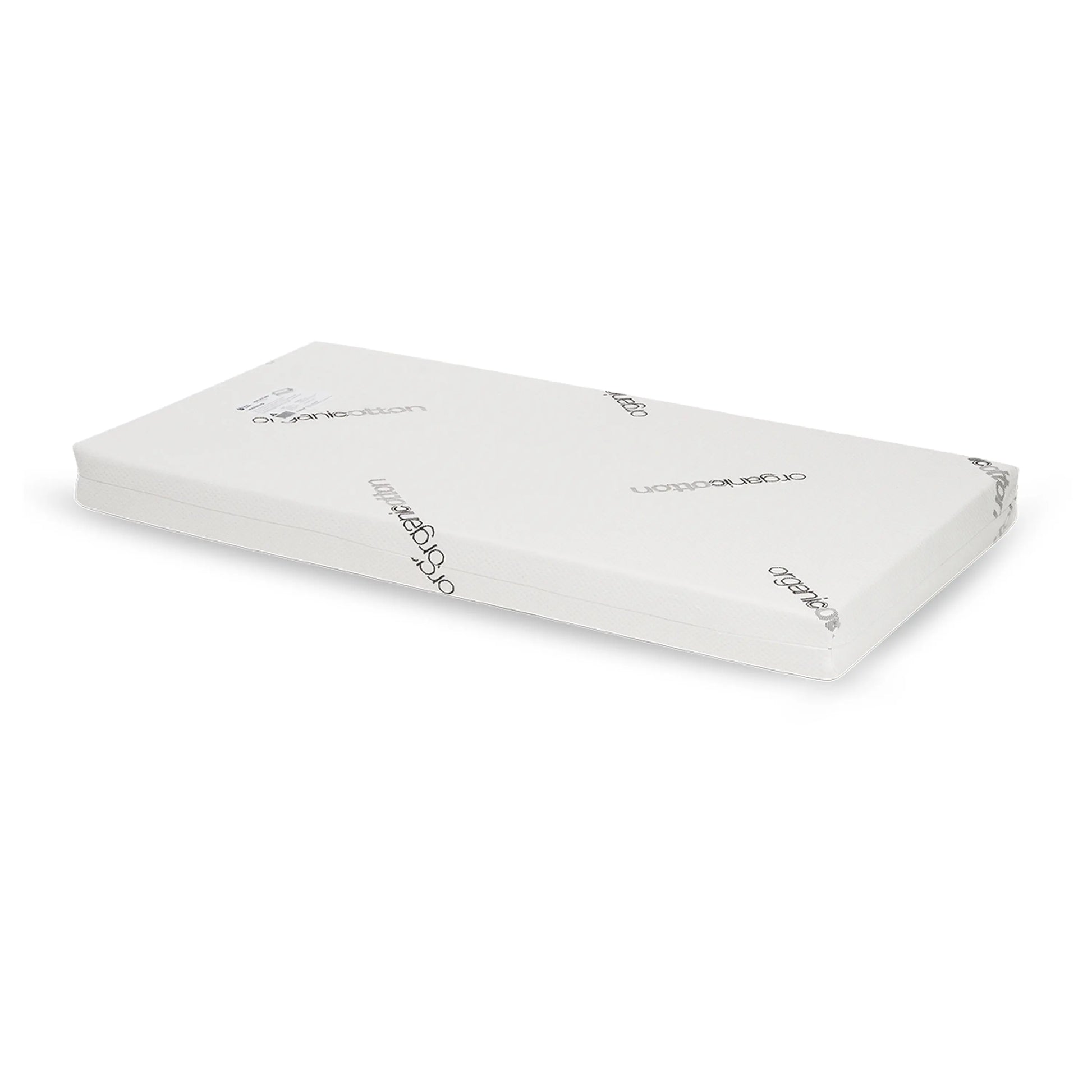 Gaia Eos Cot Mattress — top-down view of full 140x70cm Australian made sleep surface