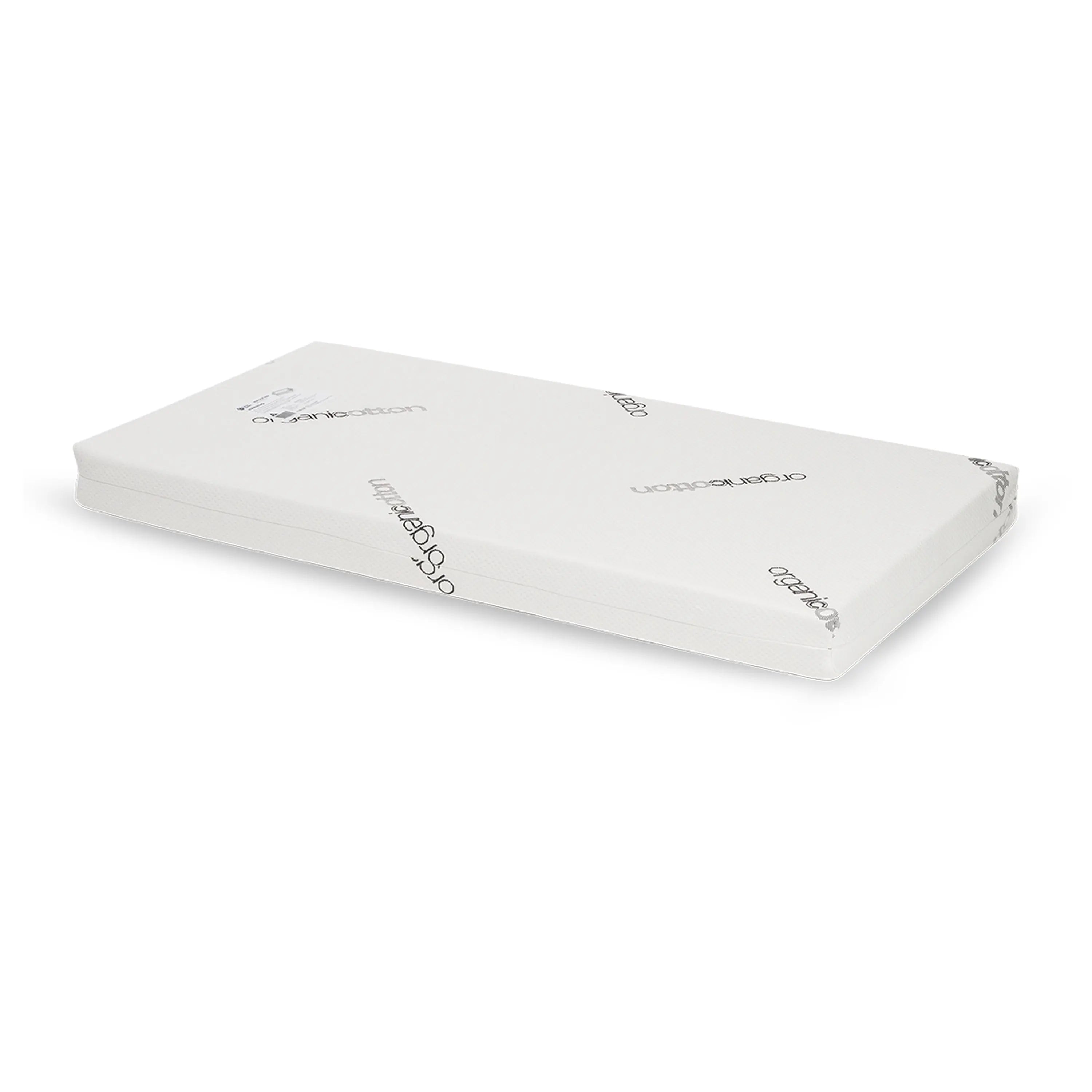 Gaia Eos Cot Mattress — top-down view of full 140x70cm Australian made sleep surface