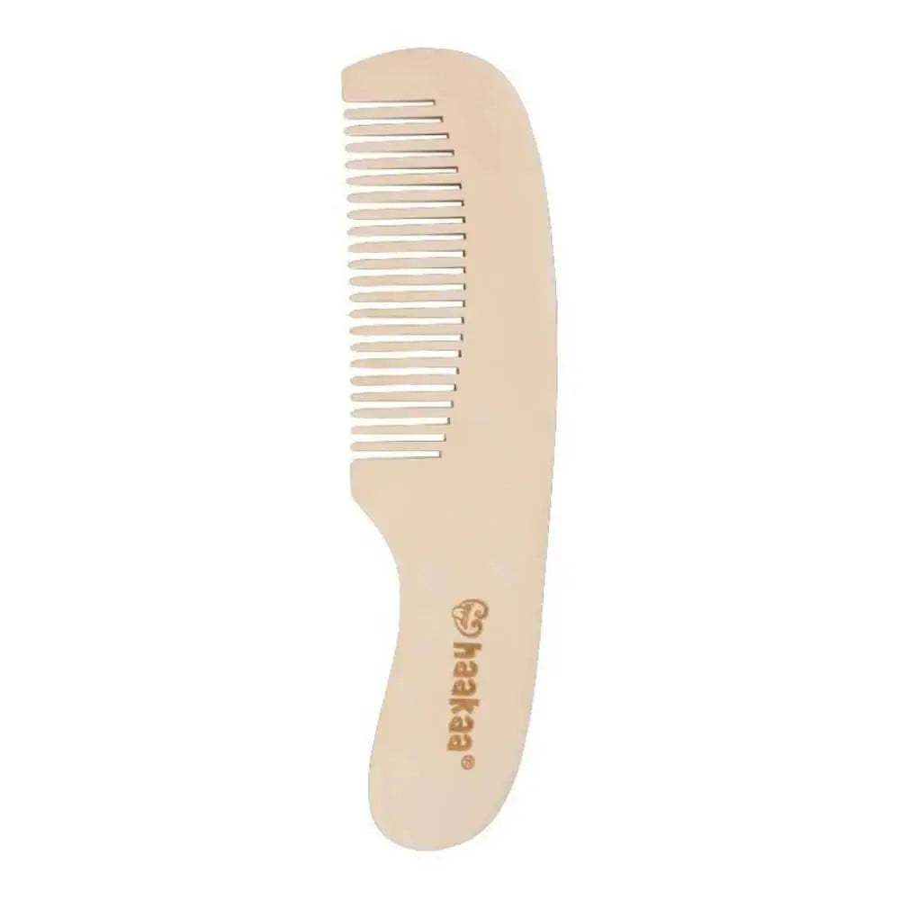 Haakaa Goat Wool Baby Hair Brush & Comb Set