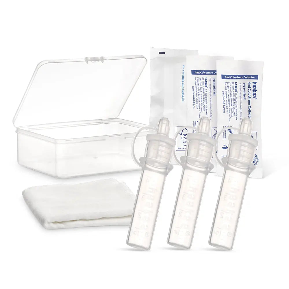 Haakaa Silicone Colostrum Collector Set Pre Sterilised - 6pk
