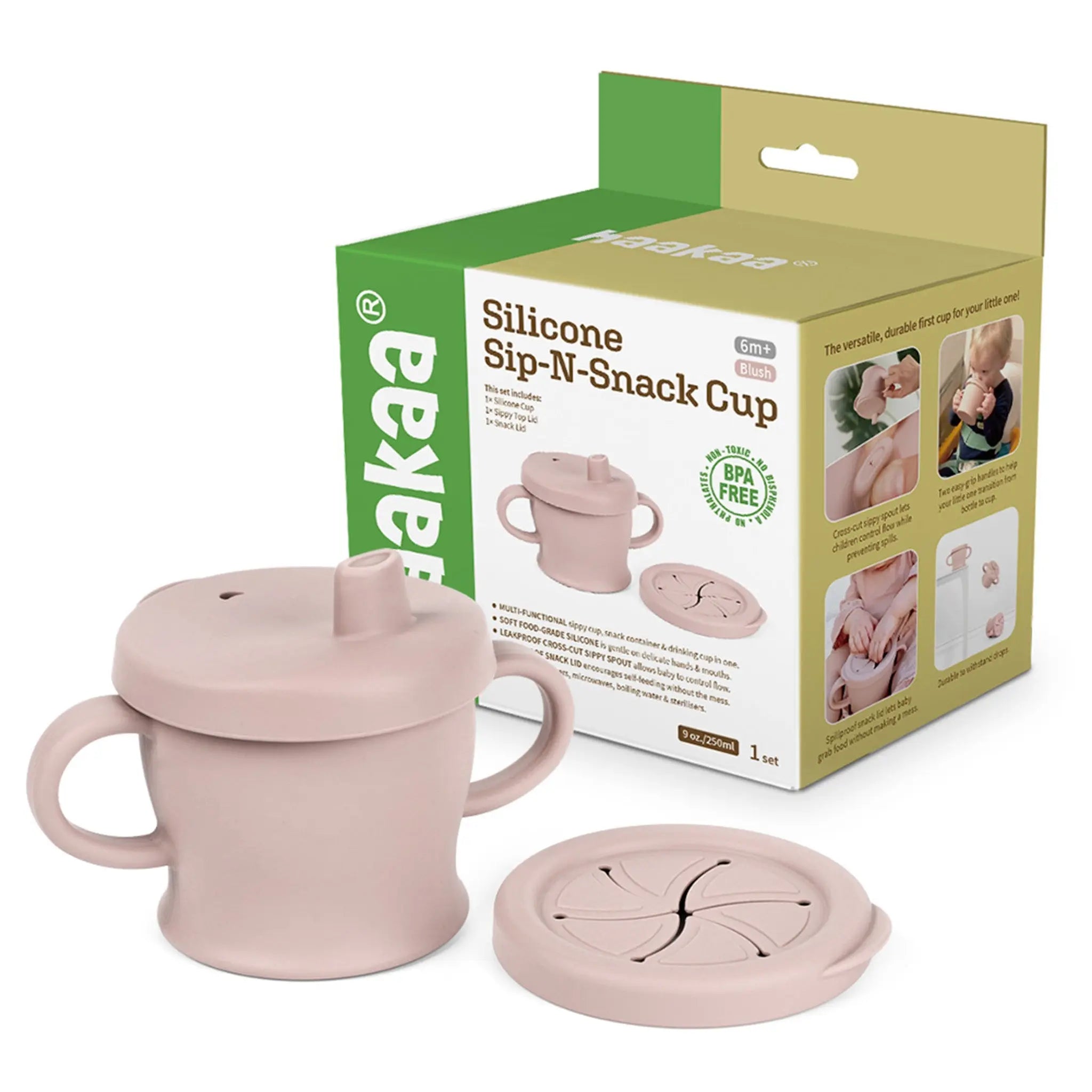 Haakaa Silicone Sip-N-Snack Cup