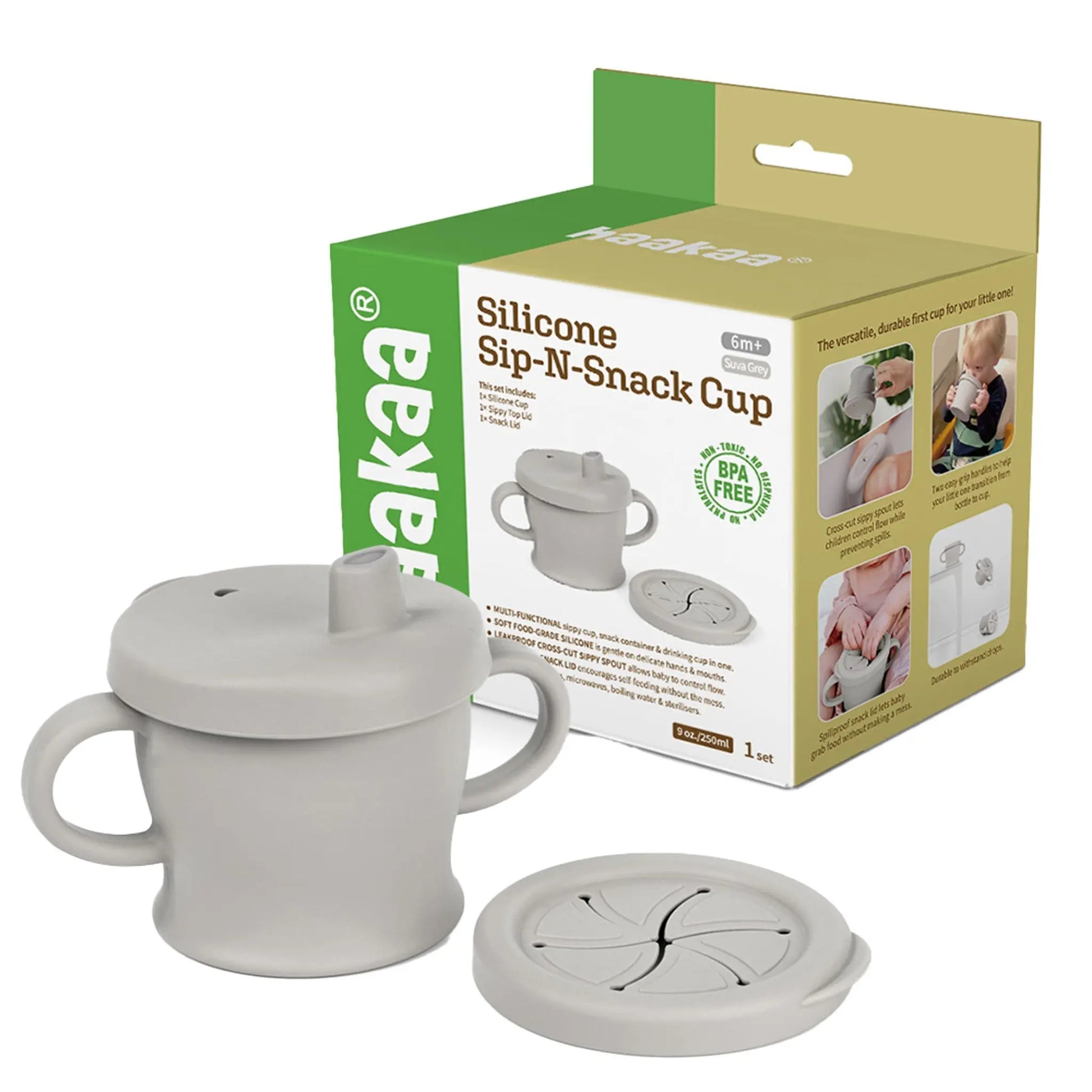 Haakaa Silicone Sip-N-Snack Cup