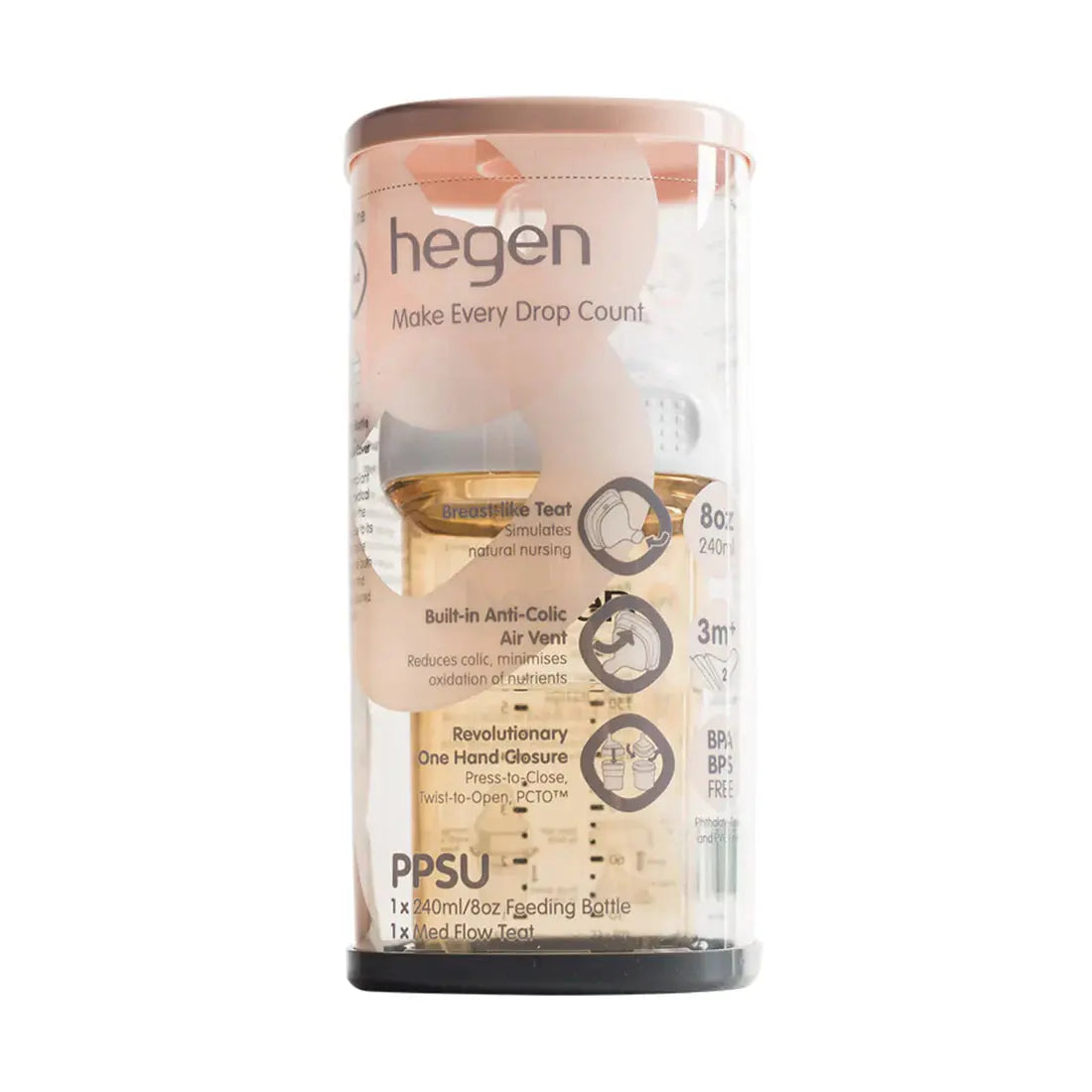 Hegen PCTO 240ml Feeding Bottle PPSU