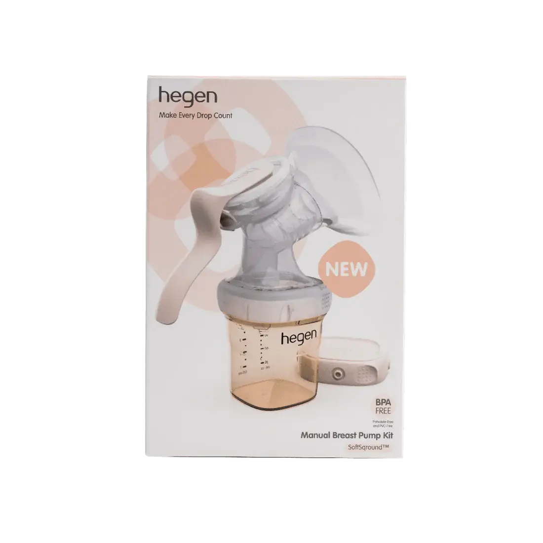 Hegen PCTO Manual Breast Pump Kit (SoftSqround)