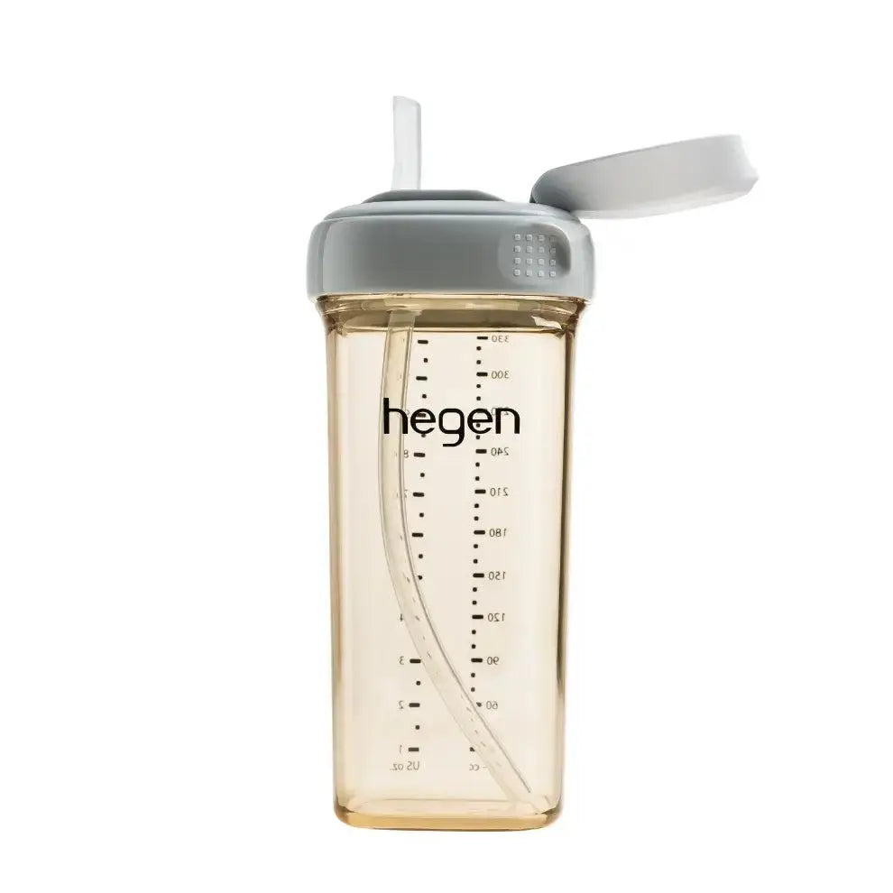 Hegen PCTO™ 330ml Straw Cup PPSU (9 Months+) - Grey