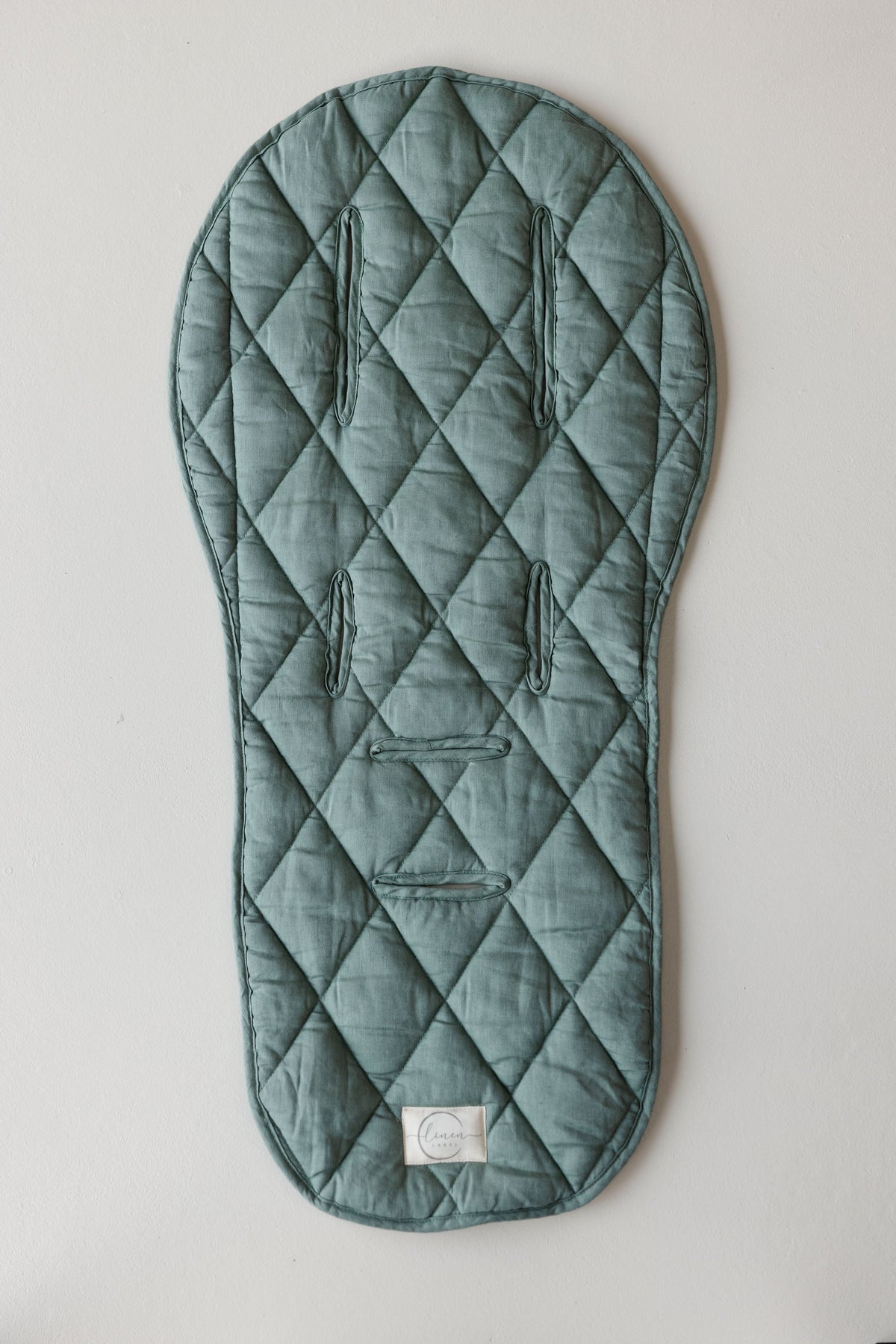 Linen Label Pram Liner