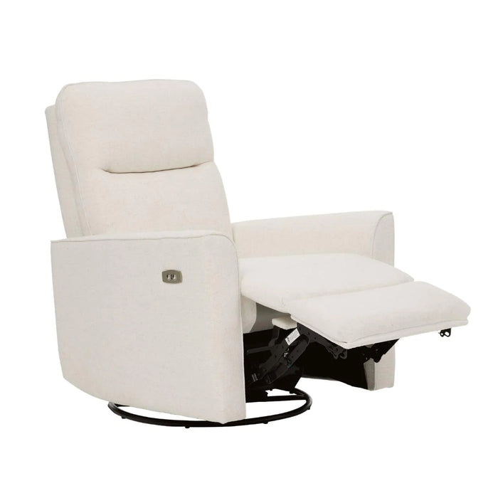 Il Tutto Felix Electric Recliner Glider Chair with USB in Sea Shell