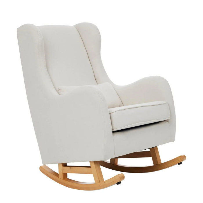 Il Tutto Olivia Rocking Chair with Ottoman in Oat