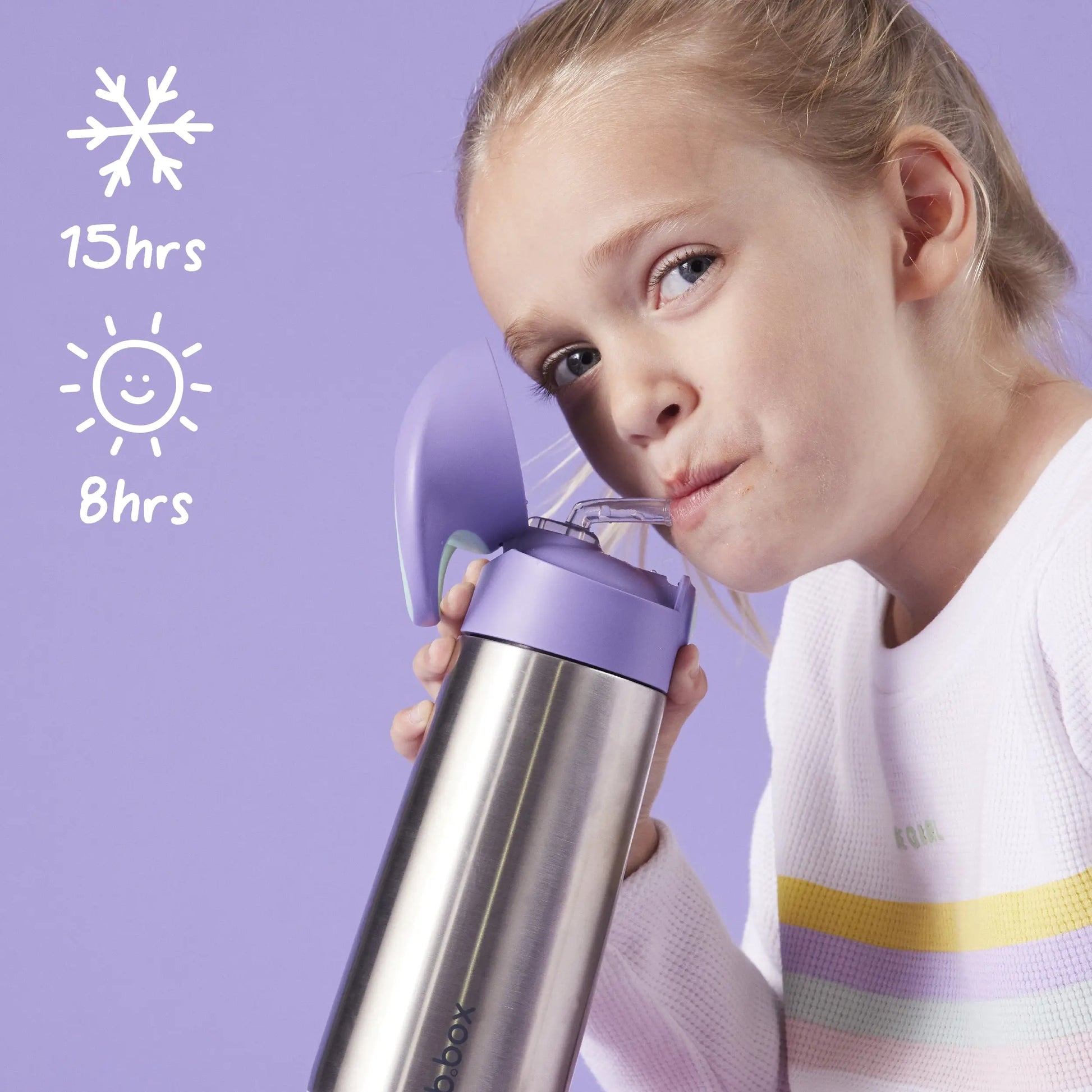 500mL insulated drink bottle - midnight