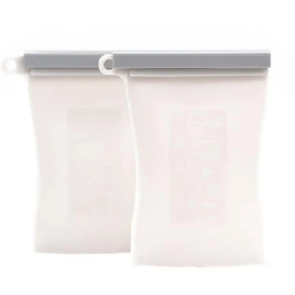 Junobie Reusable Silicone Breastmilk Storage Bags- 2pk