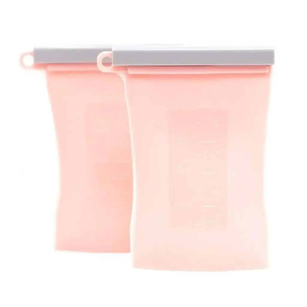 Junobie Reusable Silicone Breastmilk Storage Bags- 2pk