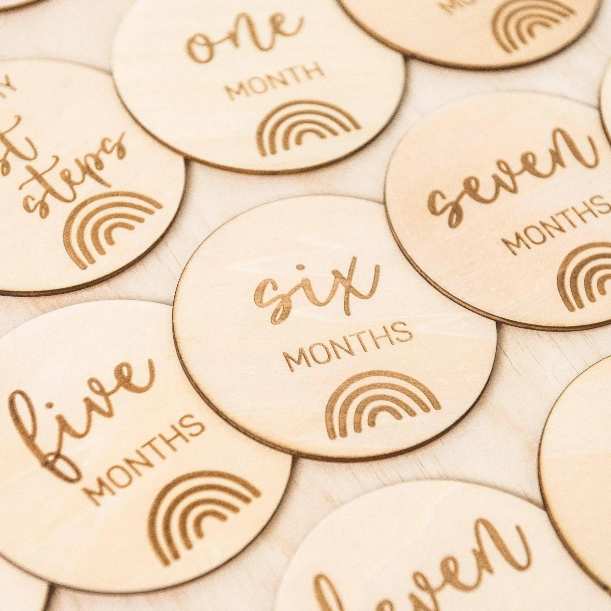 Kiin Baby Baby Milestone Wooden Discs