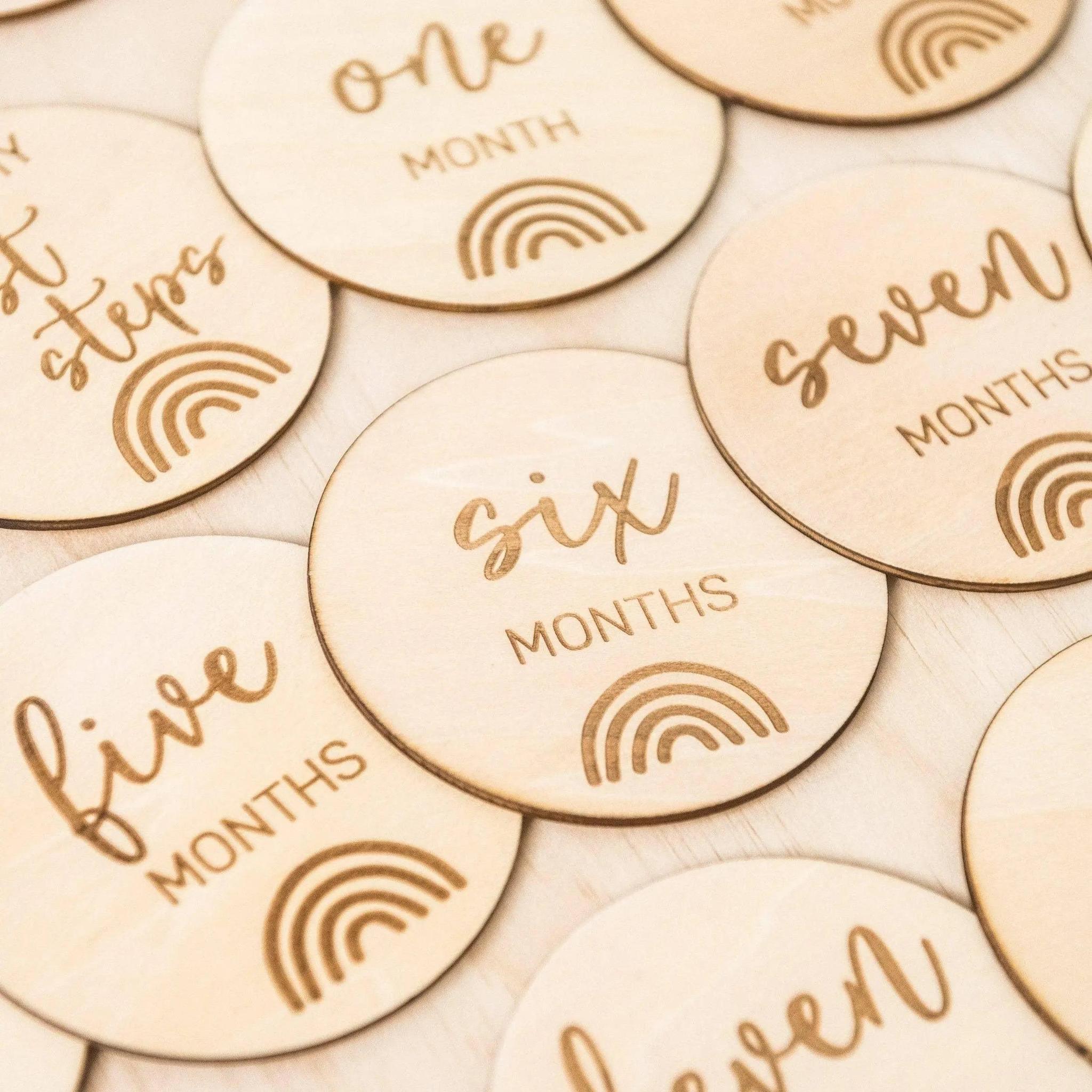 Kiin Baby Baby Milestone Wooden Discs