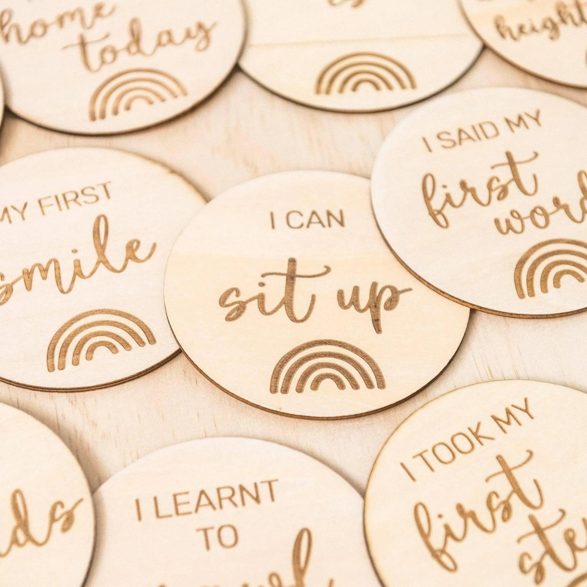 Kiin Baby Baby Milestone Wooden Discs