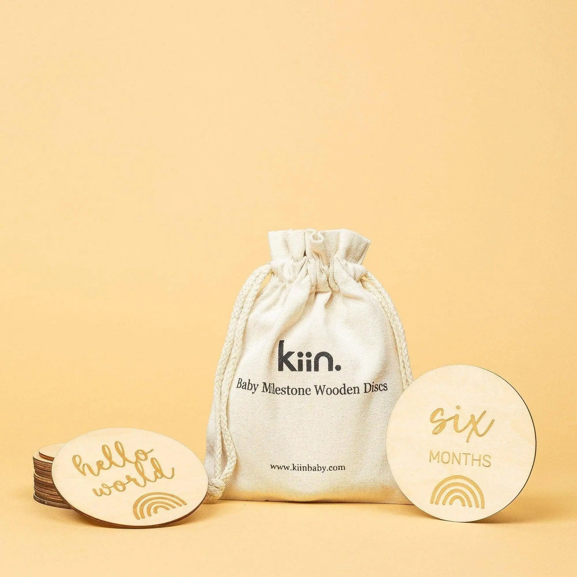 Kiin Baby Baby Milestone Wooden Discs