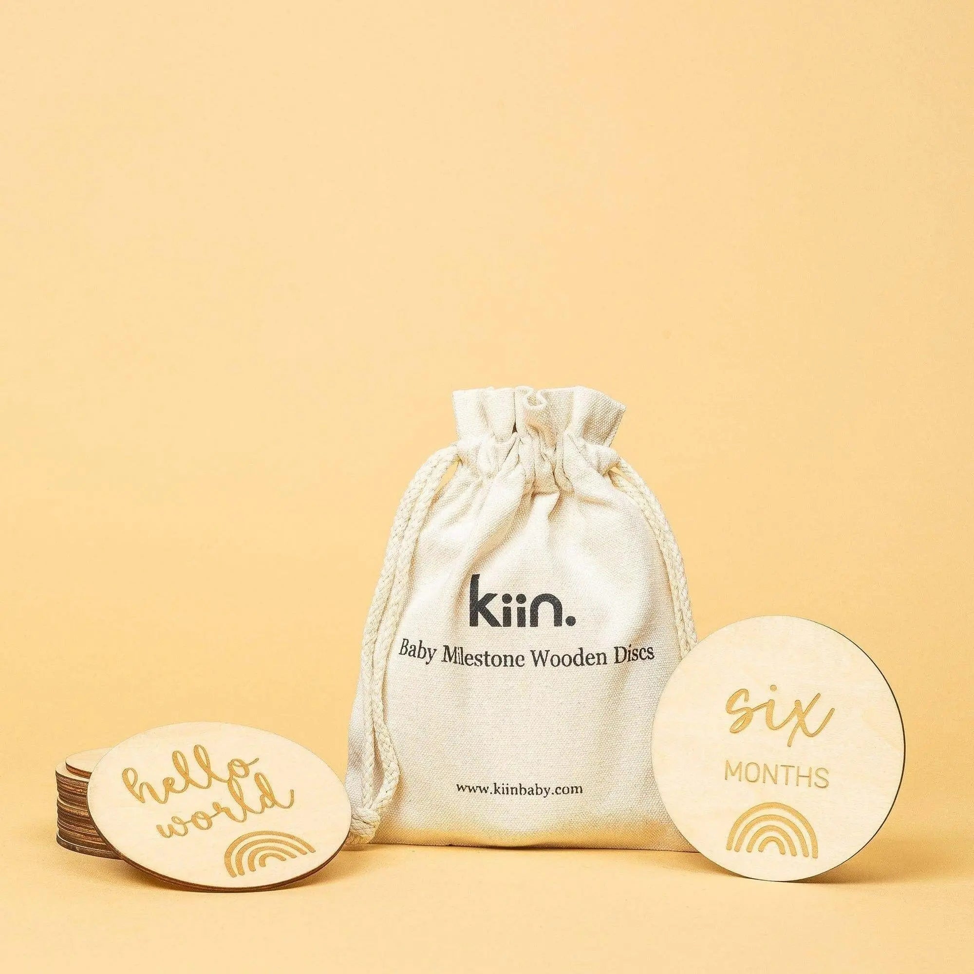 Kiin Baby Baby Milestone Wooden Discs