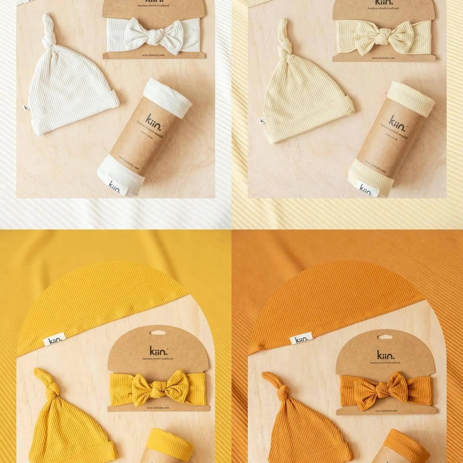 Kiin Baby Bamboo Stretch Beanie - Cloud