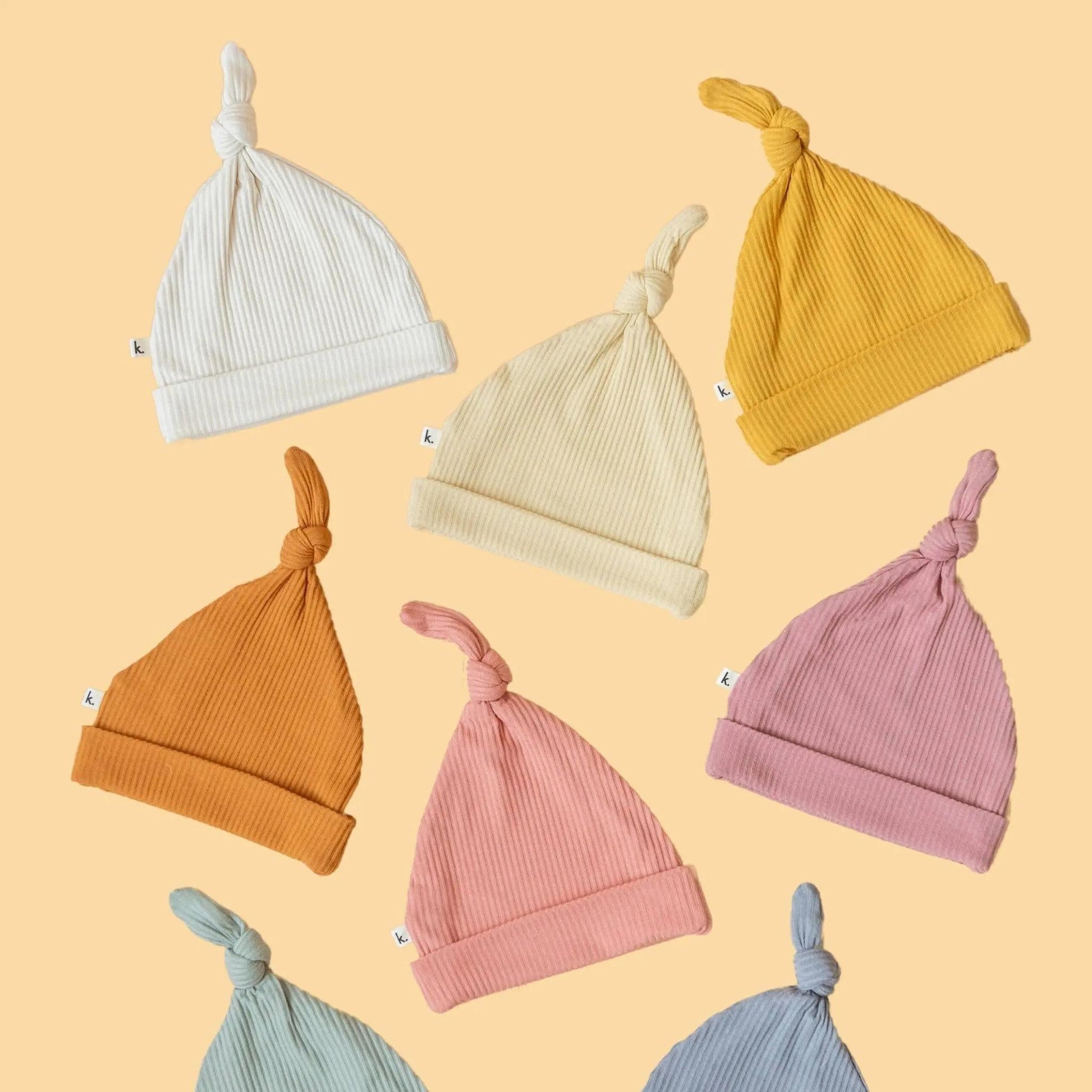 Kiin Baby Bamboo Stretch Beanie - Pastel Sky