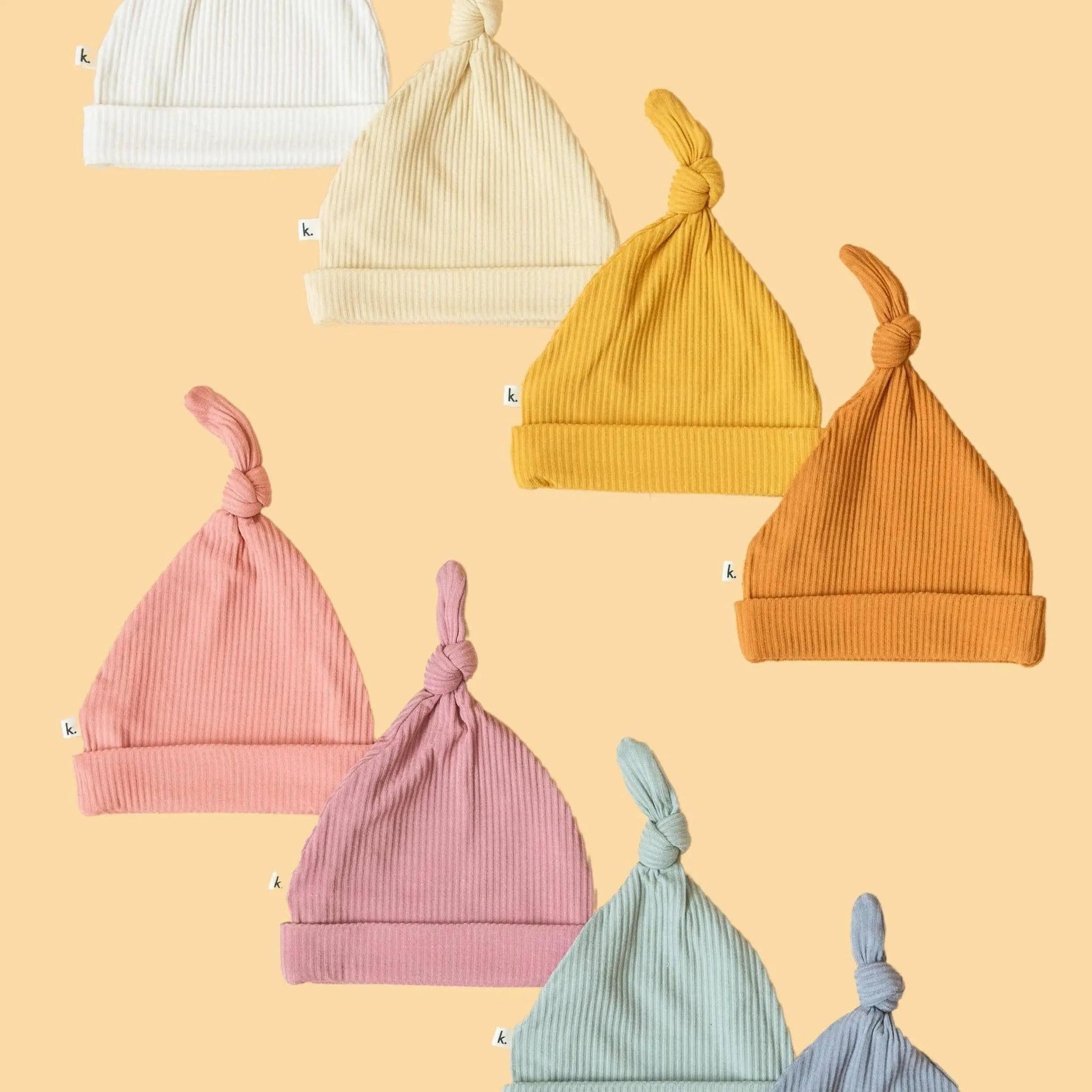 Kiin Baby Bamboo Stretch Beanie - Pastel Sky