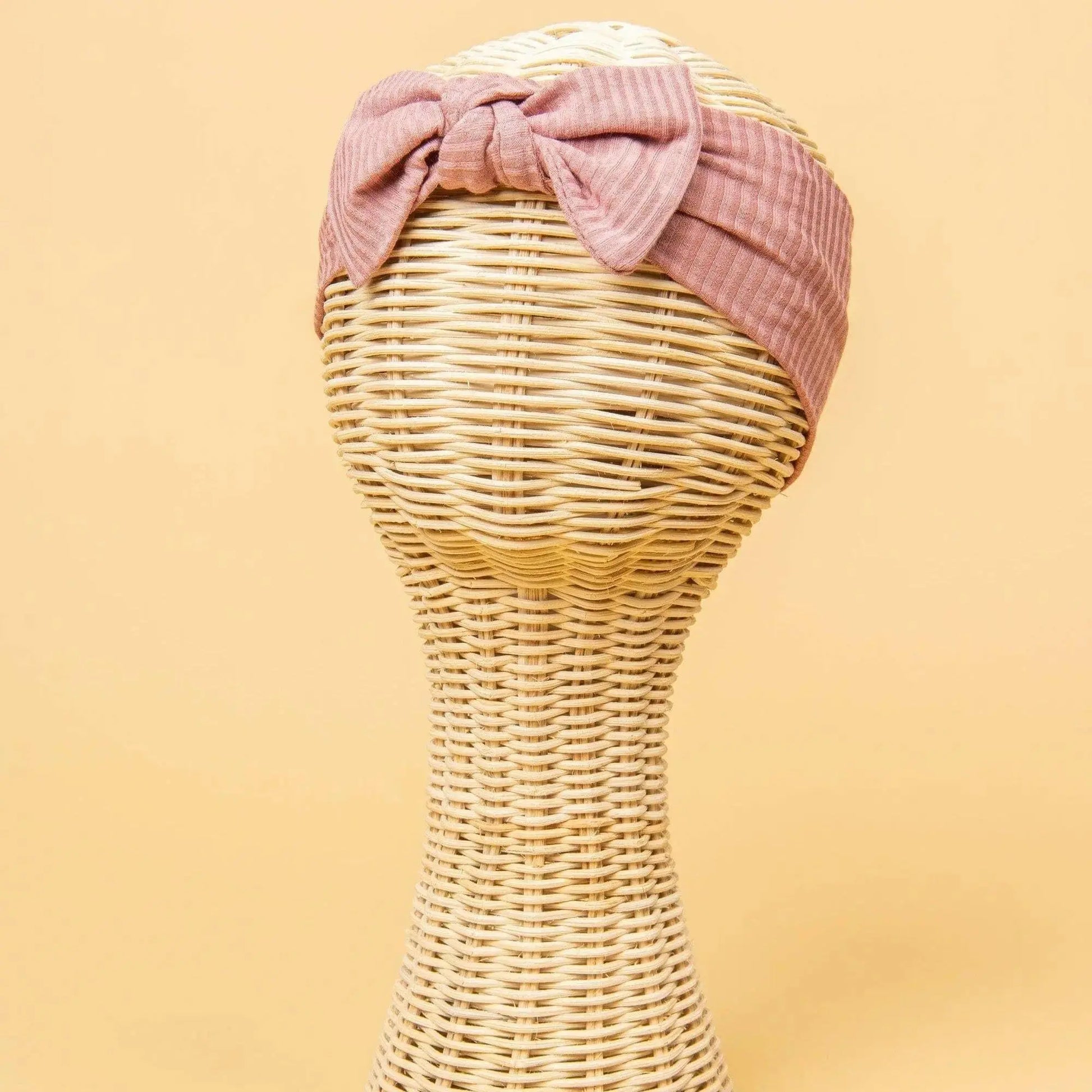 Kiin Baby Bamboo Stretch Bow Headband - Heather