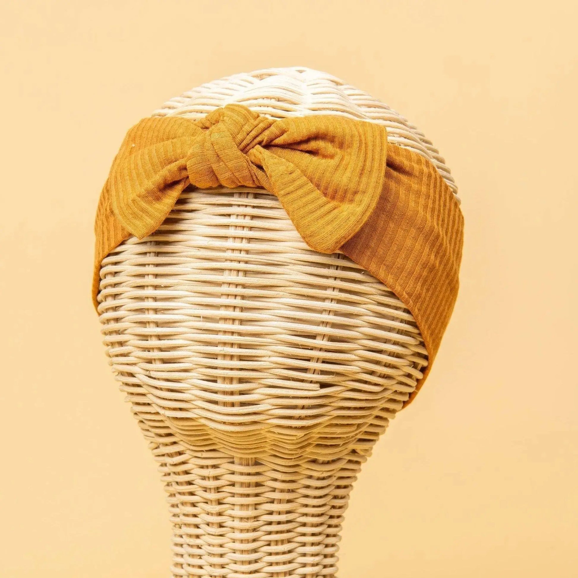 Kiin Baby Bamboo Stretch Bow Headband - Heather