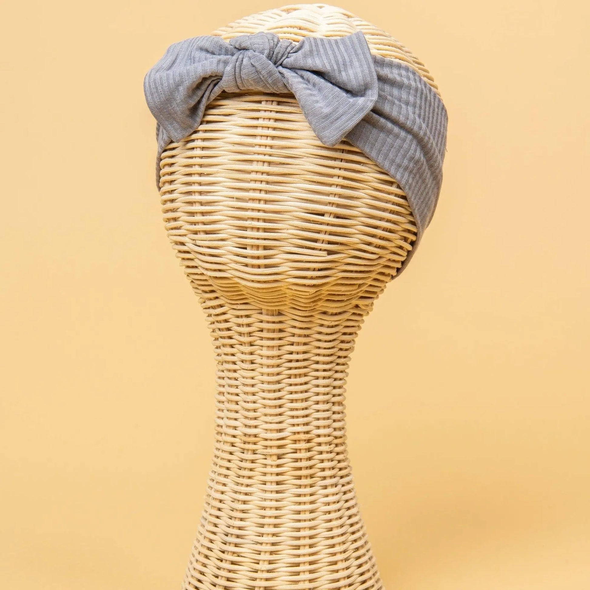 Kiin Baby Bamboo Stretch Bow Headband - Oat