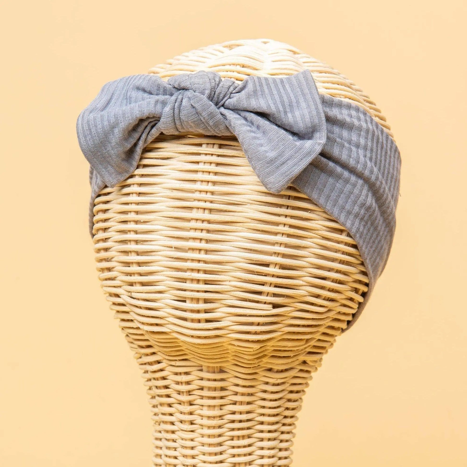Kiin Baby Bamboo Stretch Bow Headband - Oat