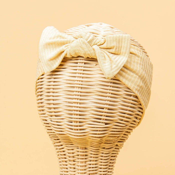 Kiin Baby Bamboo Stretch Bow Headband - Oat