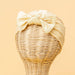 Kiin Baby Bamboo Stretch Bow Headband - Oat