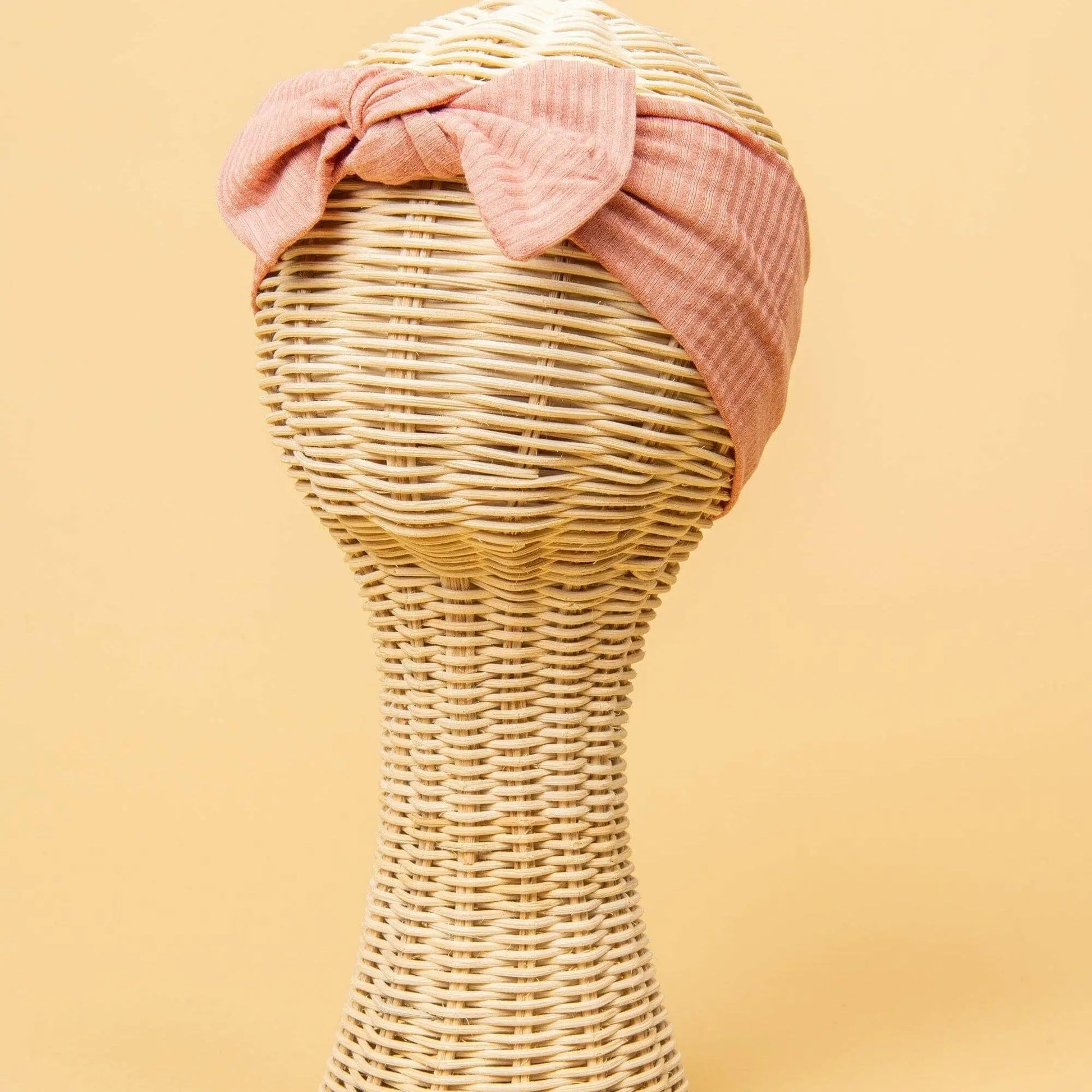 Kiin Baby Bamboo Stretch Bow Headband - Oat