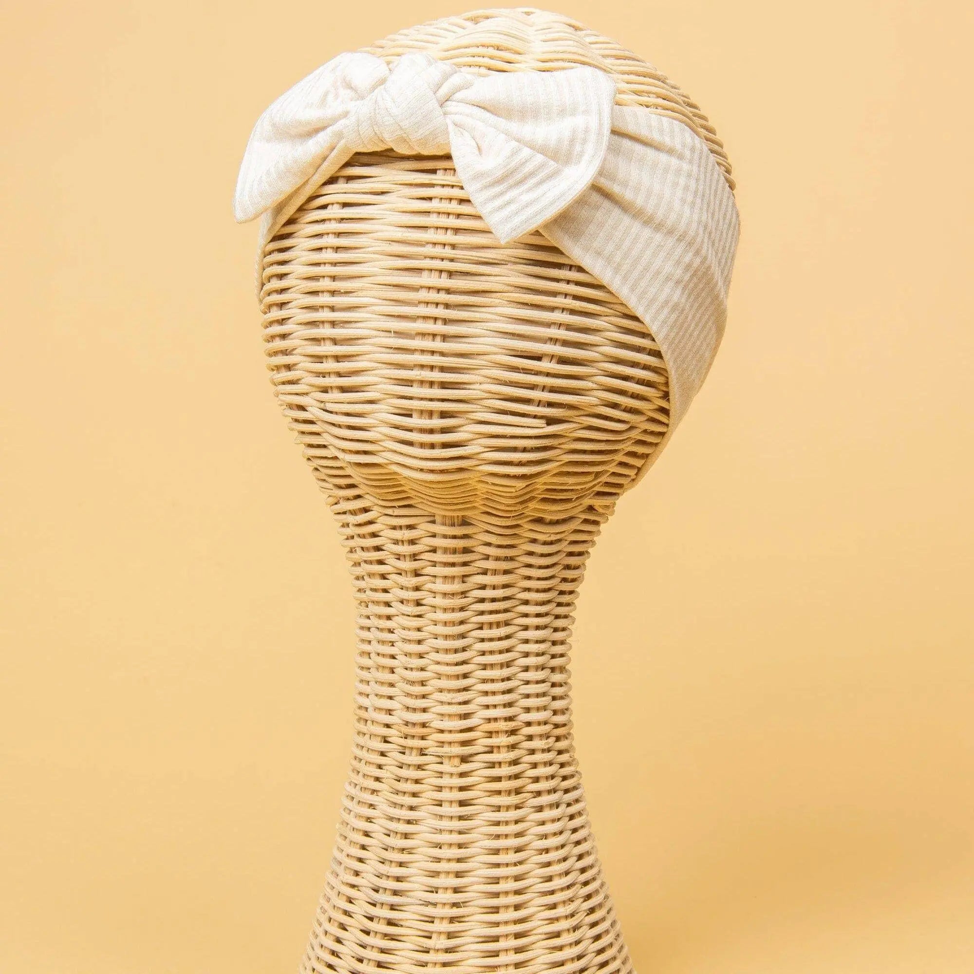 Kiin Baby Bamboo Stretch Bow Headband - Sage