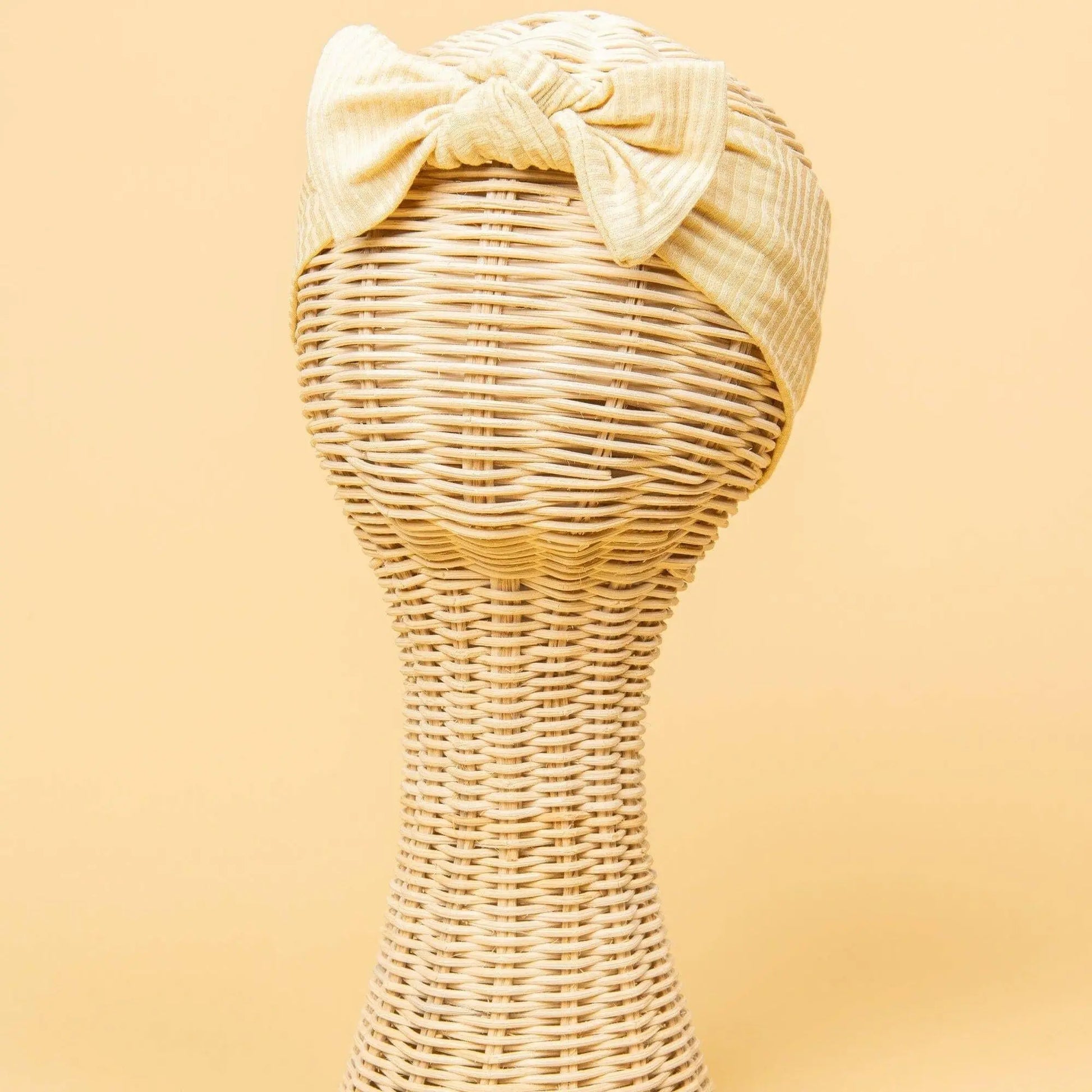 Kiin Baby Bamboo Stretch Bow Headband - Sage